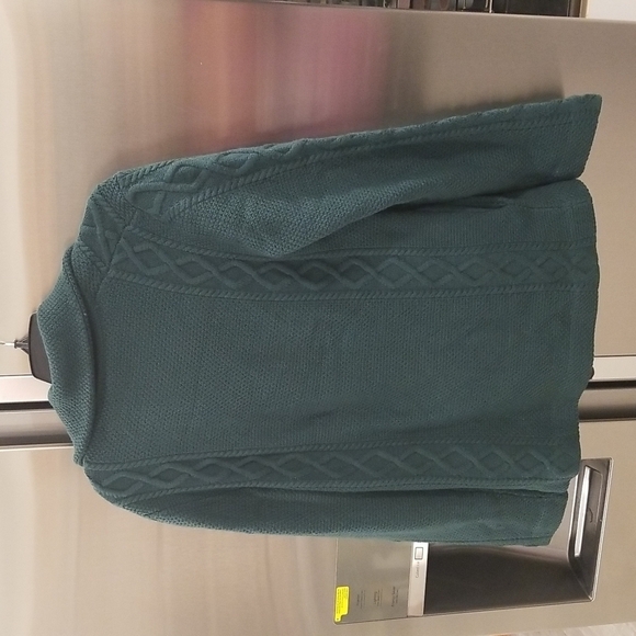 💕MR TURK by TRINA TURK💕 Cable Knit Double Breasted Cardigan Merino Wool XS NWT - Picture 2 of 10